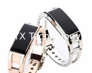 Porcellana MTK6260, braccialetti del bluetooth di acciaio inossidabile con l'identificazione di visitatore di OLED per le signore ed uomini fornitore